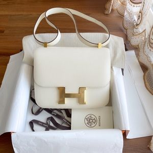 💗SOLD💗 Hermes Constance 24 Nata Epsom Ghw
